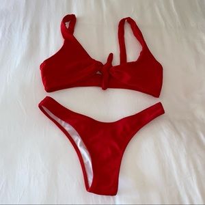 Shein Red Bikini